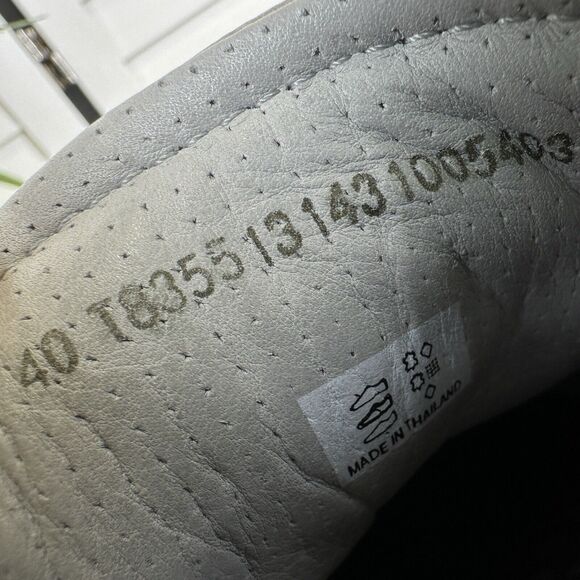 Ecco Biom Pewter‎ Yak Leather Golf Sneakers Comfort Shoes Size EU 40 US 9-9.5 - Picture 12 of 12